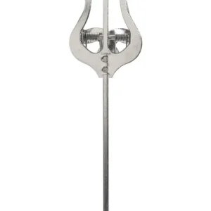 Trophy Straight Trumpet Lyre - Nickel-plated with 4‘‘ Stem Meilleur Choix