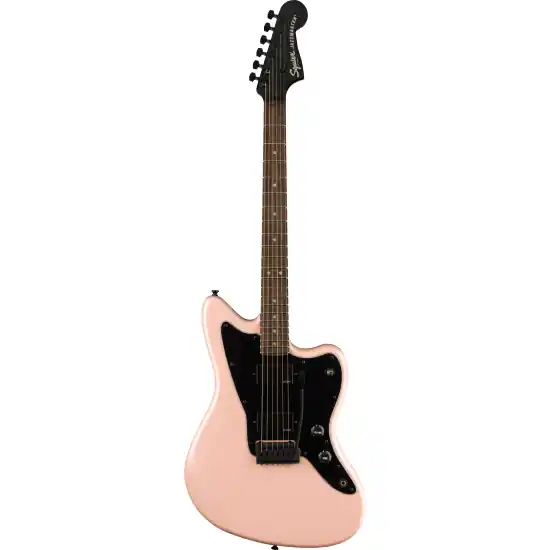 DISCONTINUEContemporary Active Jazzmaster HH, Laurel Fingerboard, Black Pickguard, Shell Pink Pearl Produit De Marque