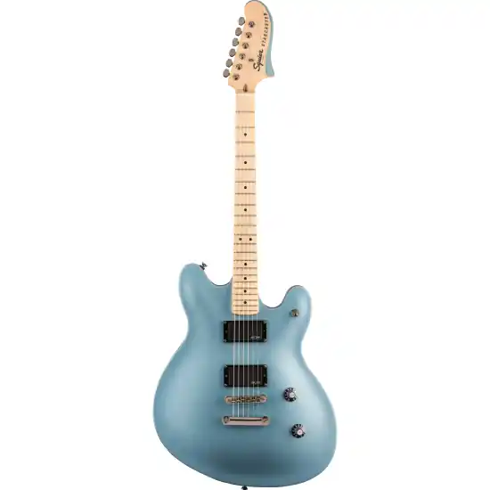 Authentique DISCONTINUE Contemporary Active Starcaster, Maple Fingerboard, Ice Blue Metallic