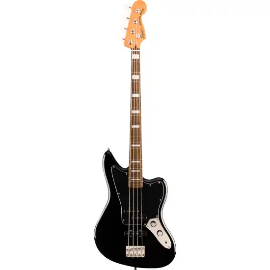 DISCONTINUEClassic Vibe Jaguar Bass, Laurel Fingerboard, Black Jusqu'à Épuisement Des Stocks