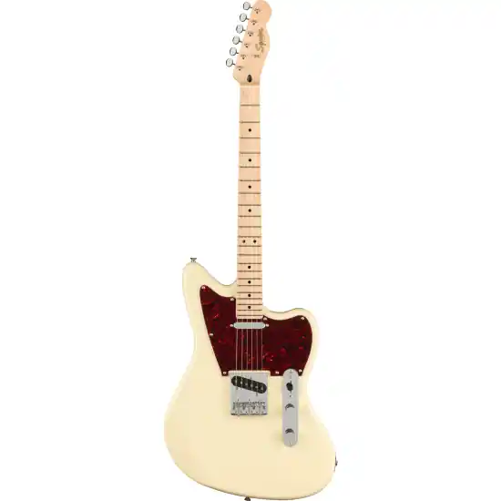 Paiement Sécurisé DISCONTINUE Paranormal Offset Telecaster, Maple Fingerboard, Tortoiseshell Pickguard, Olympic White