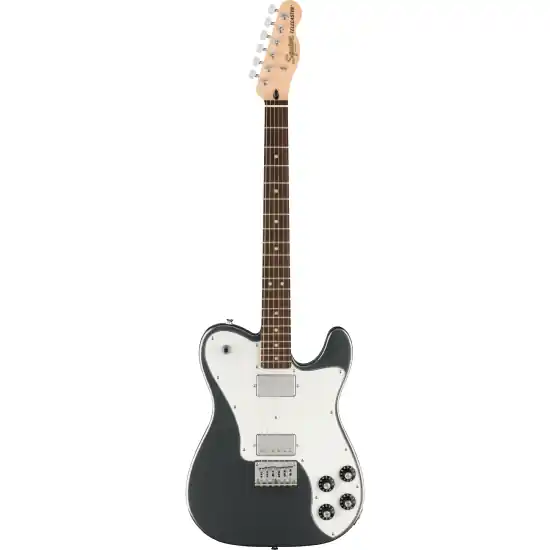 Prix Bas DISCONTINUE Affinity Series Telecaster Deluxe, Laurel Fingerboard, White Pickguard, Charcoal Frost Metallic