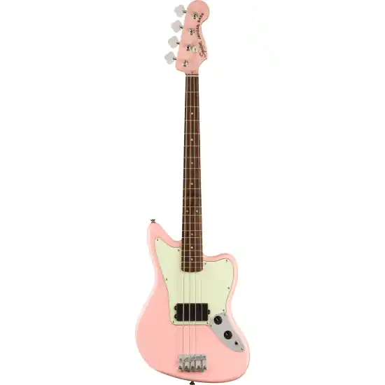 Offre Exclusive DISCONTINUE FSR Affinity Series Jaguar Bass H, Laurel Fingerboard, Mint Pickguard, Matching Headstock, Shell Pink