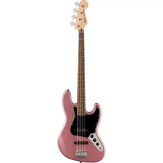 Meilleur Choix DISCONTINUE Affinity Series Jazz Bass, Laurel Fingerboard, Black Pickguard, Burgundy Mist