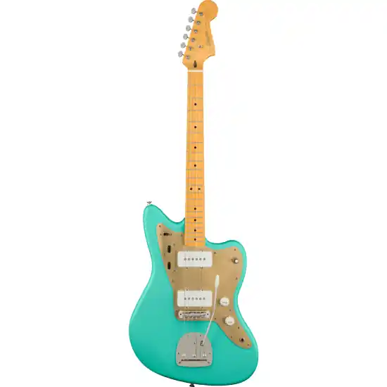 Acheter Direct DISCONTINUE 40th Anniversary Jazzmaster, Vintage Edition, Maple Fingerboard, Gold Anodized Pickguard, Satin Sea Foam Green