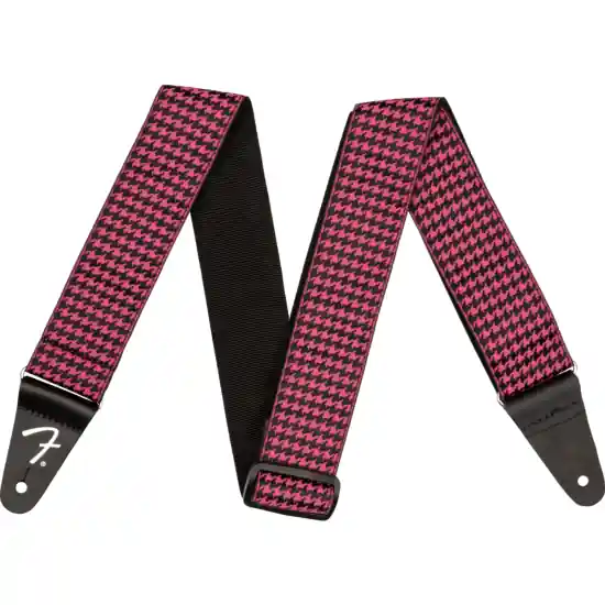 Houndstooth Jacquard Strap, Pink, 2 Prix Réduit