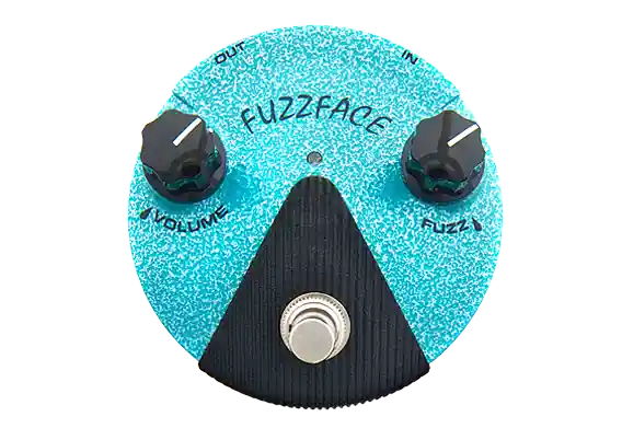Quantité Limitée Dunlop Jimi Hendrix Fuzz Face Mini - Turquoise