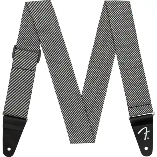 Modern Tweed Strap, White/Black 2 Réduction