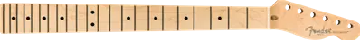 American Professional Telecaster Neck, 22 Narrow Tall Frets, 9.5 Radius, Maple Prix Bas