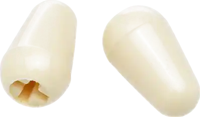 Stratocaster Switch Tips, Aged White (2) Livraison Express