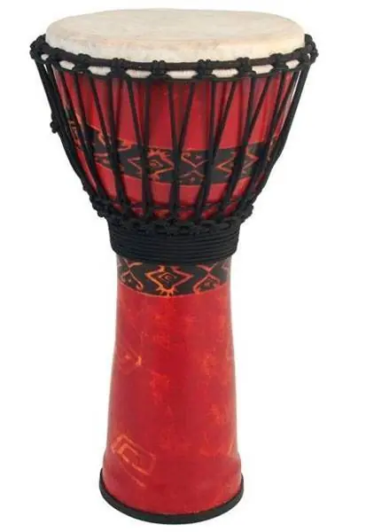 Commande En Gros Toca Percussion Freestyle Rope Tuned Djembe - 12 inch - Bali Red