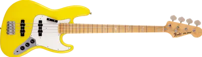 Made in Japan Limited International Color Jazz Bass, Maple Fingerboard, Monaco Yellow Offre Du Jour