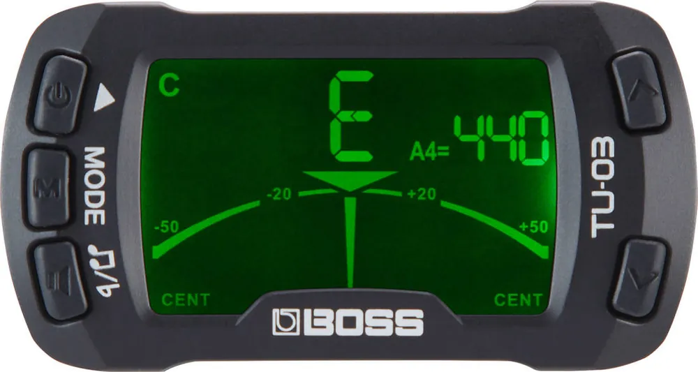 BOSS TU-03 Clip On Tuner and Metronome Quantité Limitée