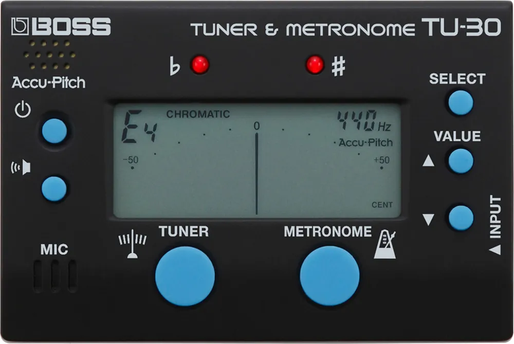 BOSS TU-30 Tuner & Metronome Must-Have