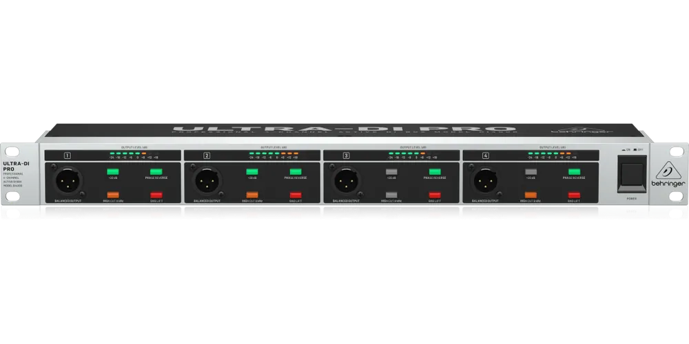Expédié Aujourd'hui Behringer DI4000 V2 Professional 4-Channel Active DI Box