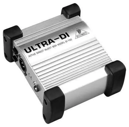 Behringer DI100 - Ultra-DI Pro Active DI Box Produit De Marque
