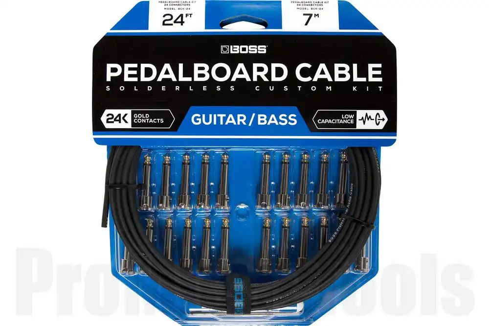 Boss BCK-24 Solderless Pedalboard Cable Kit Dernier Modèle