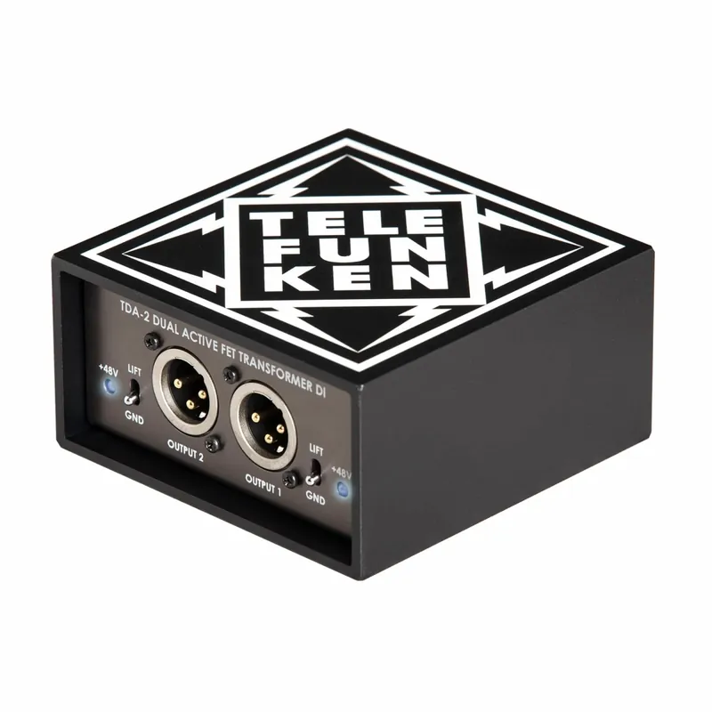 Commander Maintenant Telefunken TDA-2 Stereo Active Direct Box