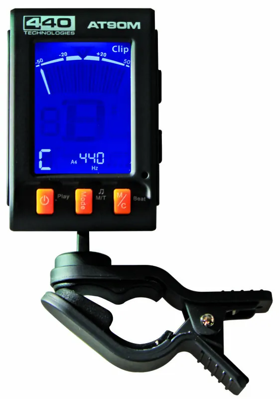 Achat Immédiat 440 Technologies Deluxe Clip-On Tuner/Metronome w/Colour Display