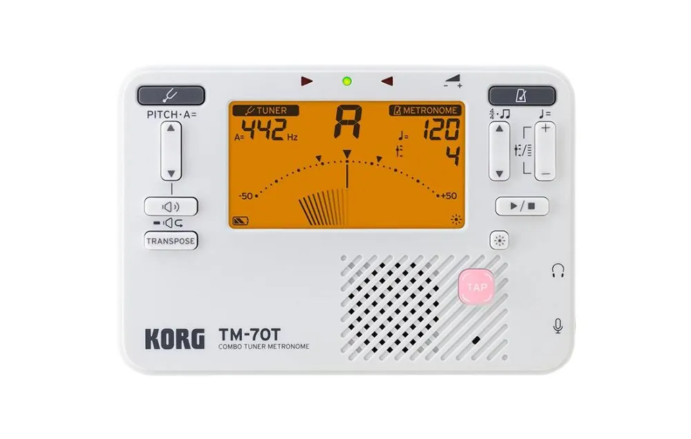 Acheter Direct Korg Handheld Tuner and Metronome Combo - White