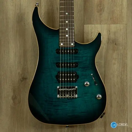 DISCONTINUE Vigier Excalibur ultra Blues HSS chevallet fixe mysterious BLUE Authentique
