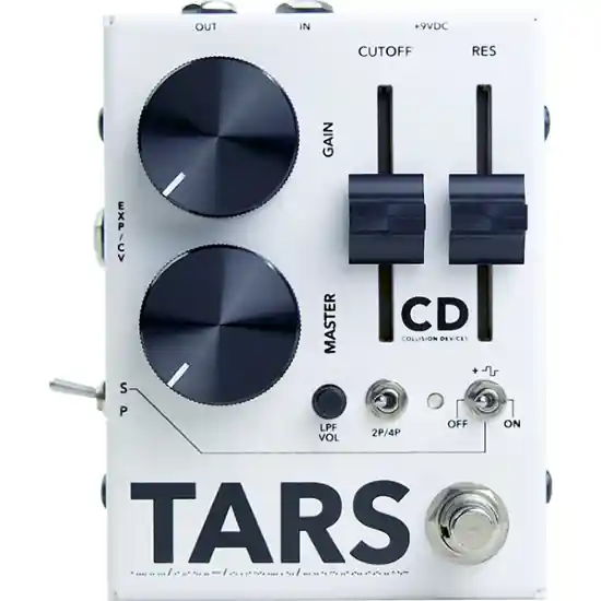 Pédale d‘effet Collision devices Tars Black on White Prix Cassé