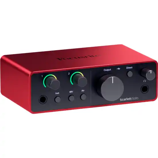 Prix Bas Interface audio Focusrite Scarlett4 Solo - Lordel musique