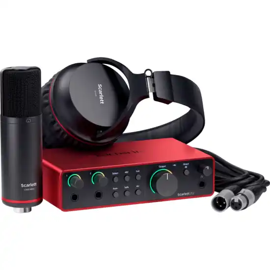 Promotion Saisonnière Interface audio Focusrite Scarlett4 studio pack