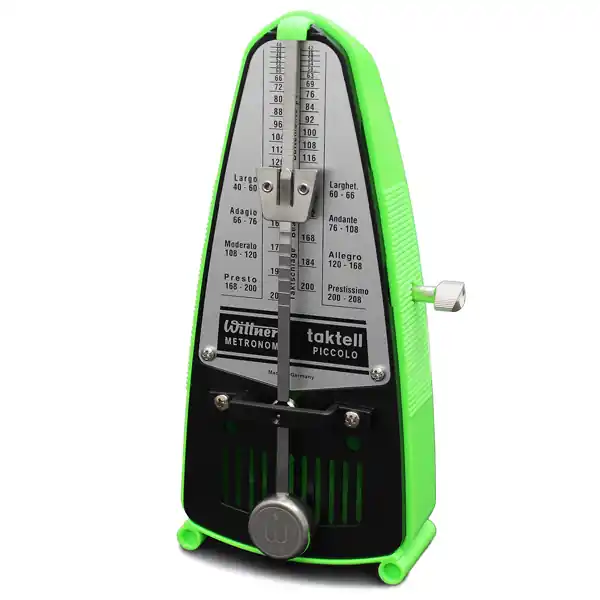 Wittner Taktell Piccolo Metronome - Neon Green Commander Vite