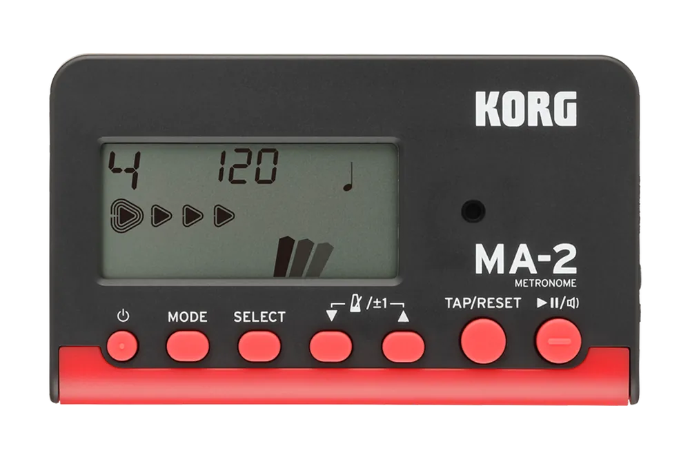 Retour Gratuit Korg MA-2 Digital Metronome - Black/Red