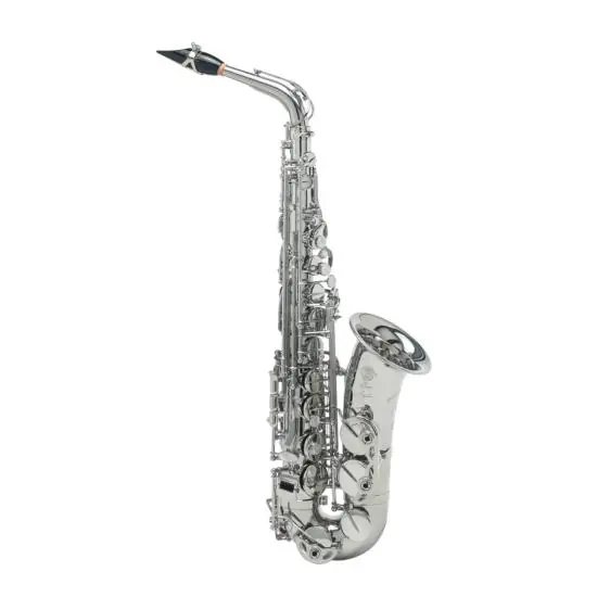 Selmer Signature argenté gravé - Saxophone alto professionnel avec étui et bec complet Dernière Chance