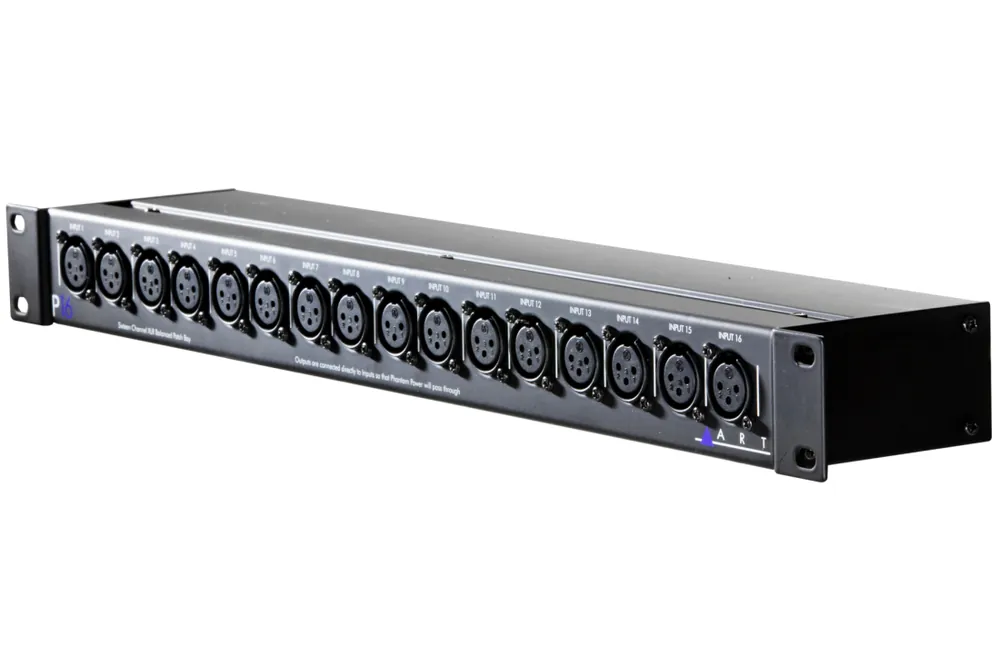 ART Pro Audio 16-Channel XLR Balanced Patch Bay Vente Flash