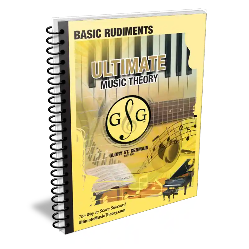 Ultimate Music Theory Basic Music Theory Rudiments - St. Germain - Workbook Retour Gratuit