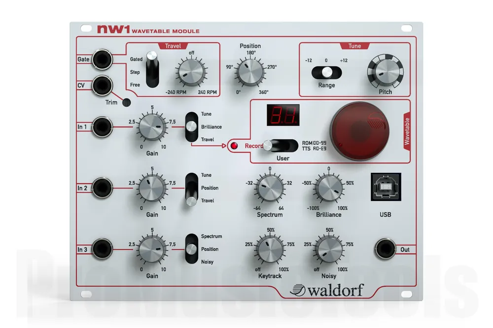 Waldorf NW1 - Eurorack Wavetable Oscillator Module Achetez Aujourd'hui