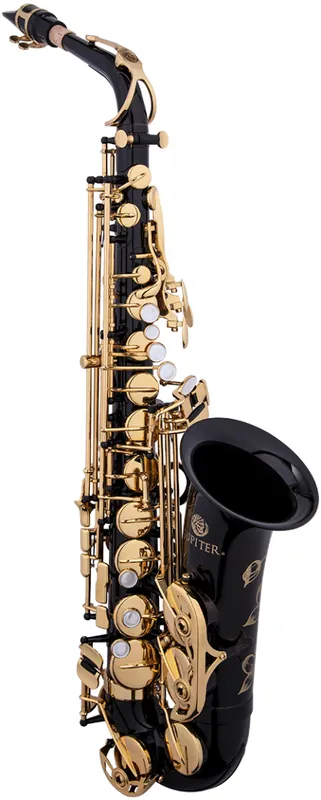 Jupiter JAS1100GOQ 1100 Series Alto Saxophone with Case - Gilded Onyx Populaire