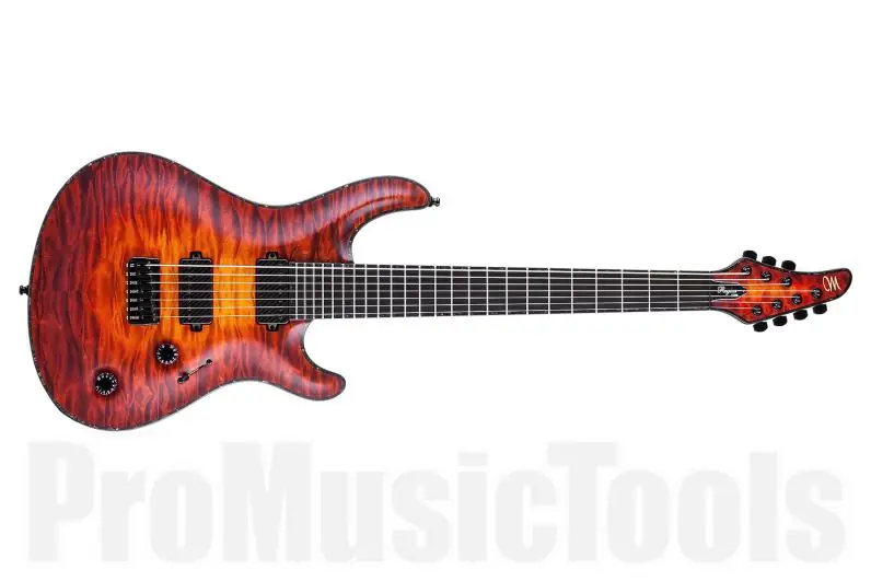 Mayones Regius Core 7 Baritone RSi Ryan Siew 5A QM - Lava Burst Satin Meilleur Prix