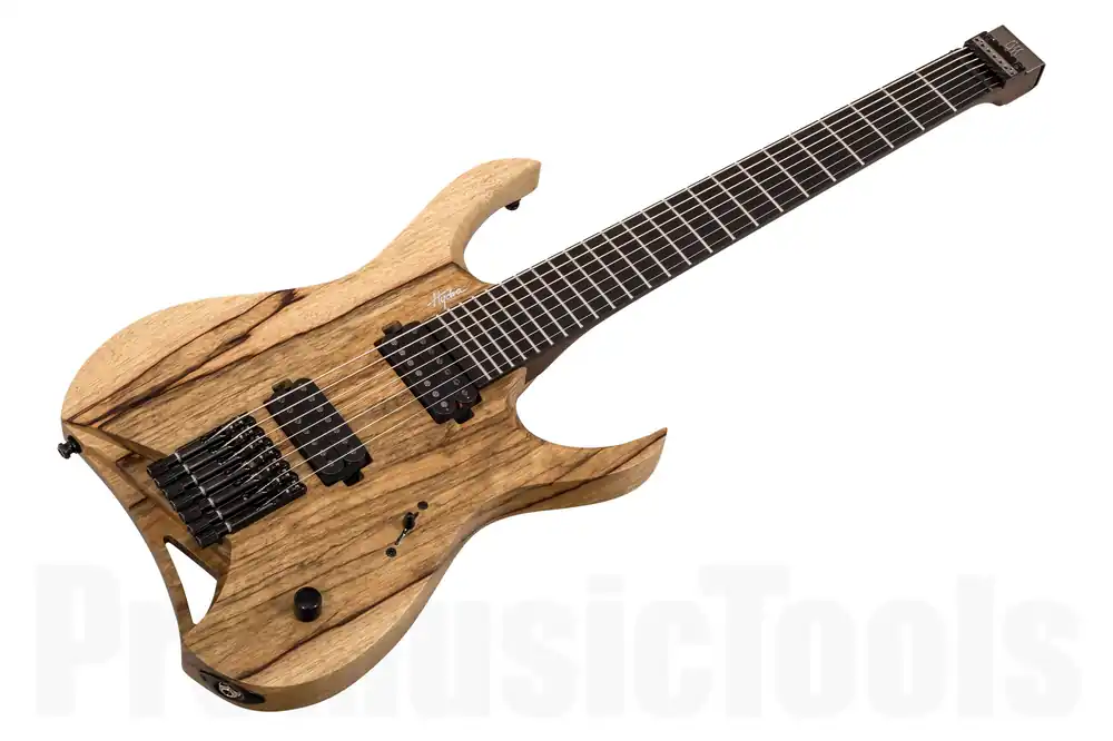 Mayones Hydra 7 BL Black Limba - Trans Natural Matt SD Nouveauté