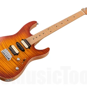 Acheter Direct Suhr Modern Satin Flame HSH Ltd HB - Honey Burst MN PV JS6Z2A