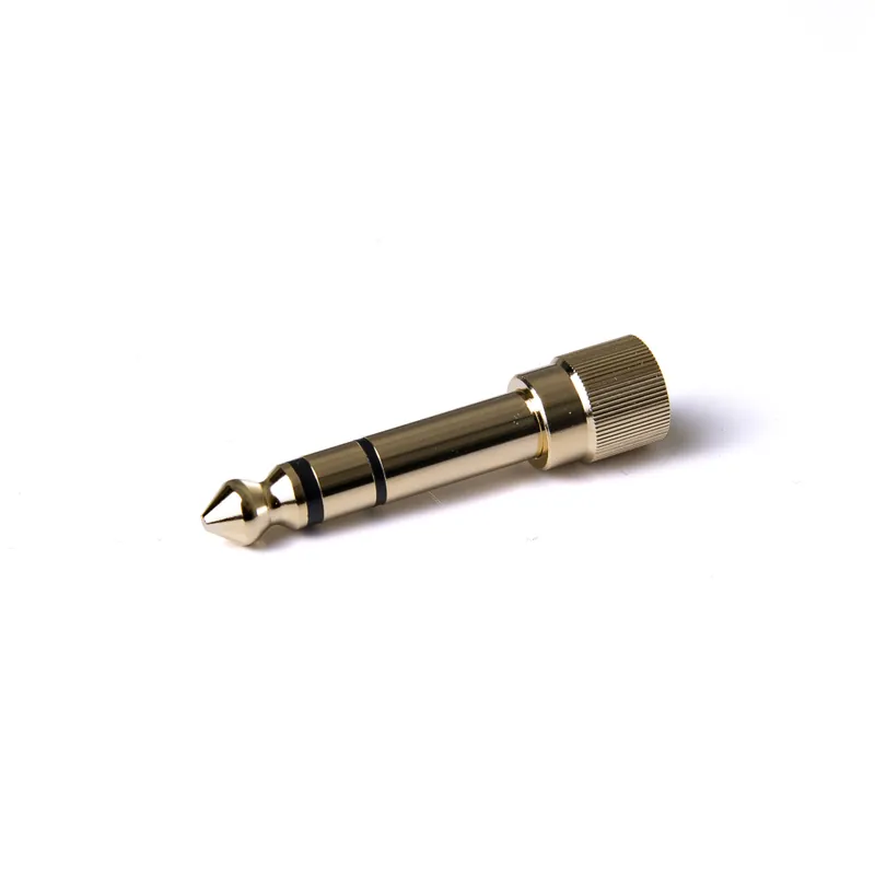 Meilleure Vente Apex 1/8‘‘ to 1/4‘‘ Gold Threaded Headphone Adapter