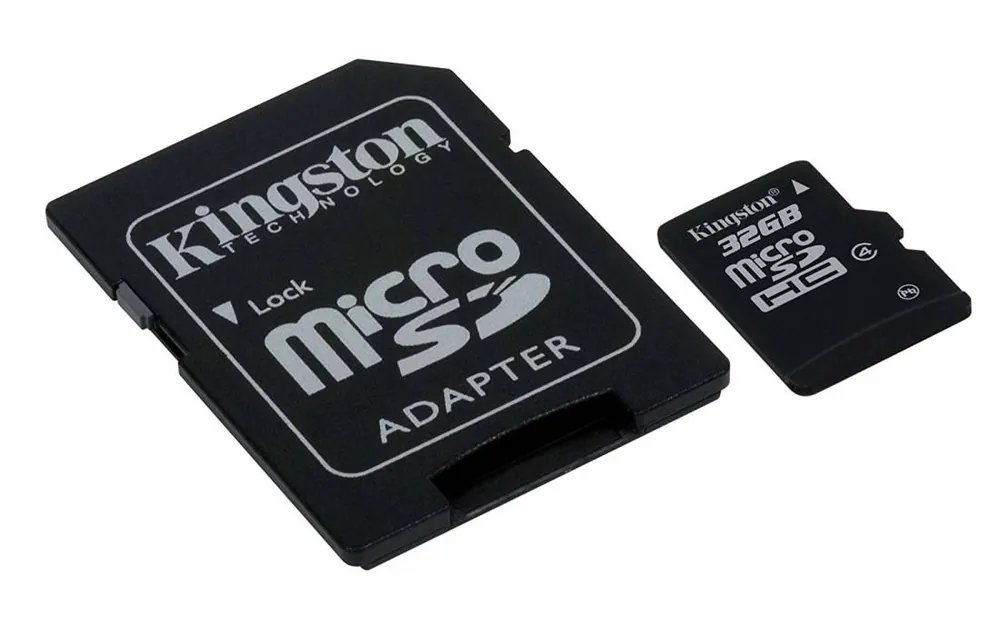 Commander Maintenant Kingston 32GB Micro SDHC w/SD Adapter