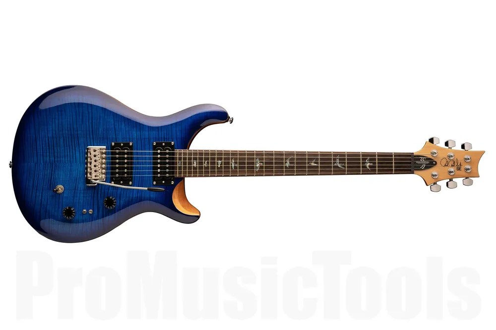 Acheter En Ligne PRS SE Custom 24 DC - Faded Blue Burst - 35th Anniversary Limited Edition