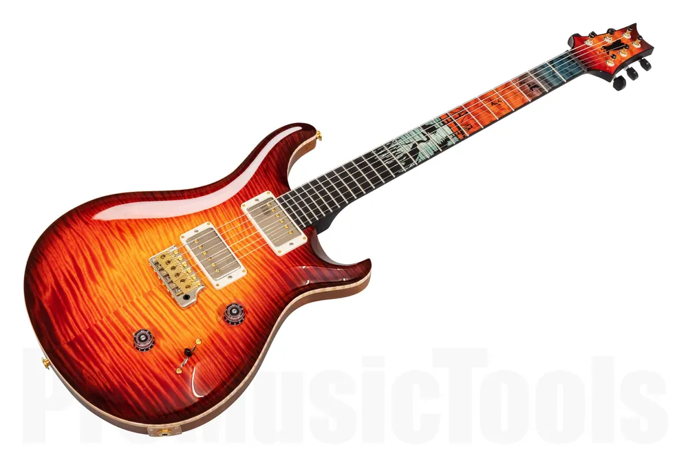 PRS USA Private Stock Custom 24 Chesapeake Bay Bridge - Chesapeake Sunset Glow Smoked Burst Nouvelle Collection