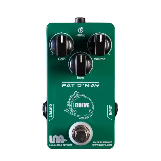 Pédale d‘effet guiatre LNA Overdrive Pat O May Nouvelle Collection