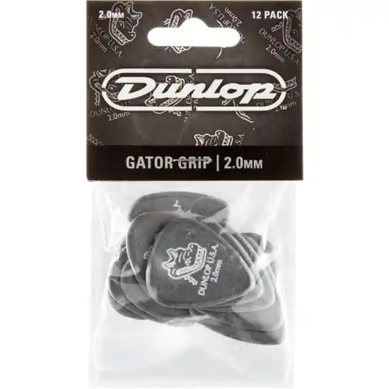Sachet de 12 médiator Dunlop Gator Grip 2mm Bon Plan
