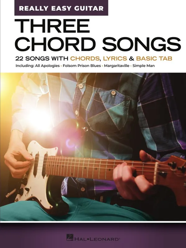 Hal Leonard Three Chord Songs Really Easy Guitar - Easy Guitar TAB - Book Marque