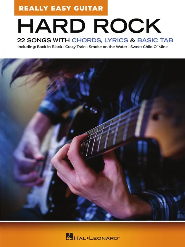 Hal Leonard Hard Rock Really Easy Guitar - Easy Guitar TAB - Book Must-Have