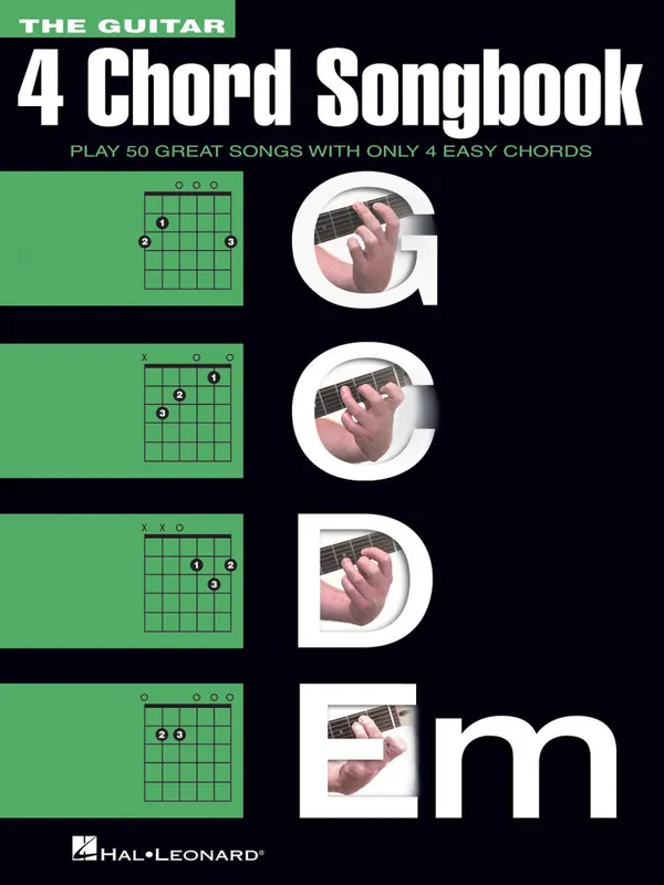 Hal Leonard The Guitar 4-Chord Songbook (G-C-D-Em) - Guitar - Book Jusqu'à Épuisement Des Stocks