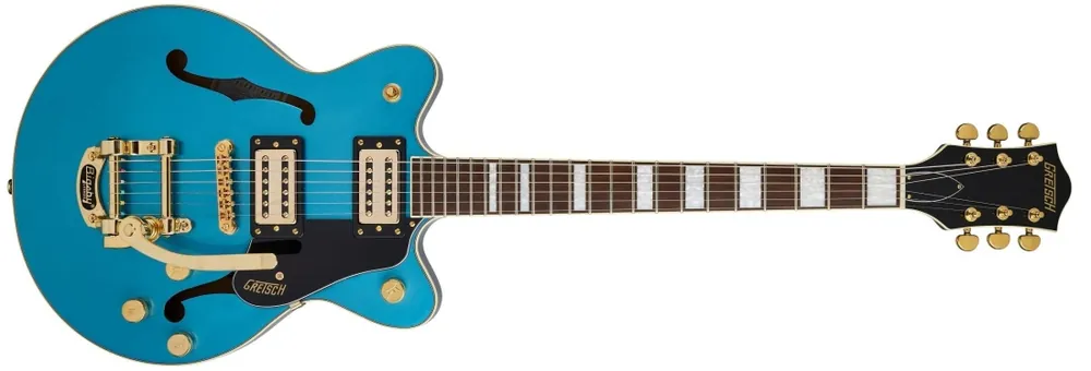 Gretsch Guitars G2655TG Streamliner Center Block Jr. Double-Cut with Bigsby LTD, Laurel Fingerboard - Riviera Blue Affaire À Saisir