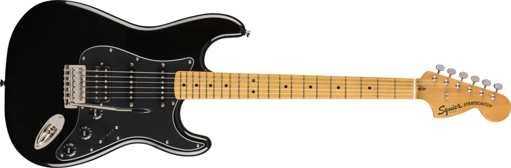 Squier Classic Vibe ‘70s Stratocaster HSS, Maple Fingerboard - Black Petit Prix