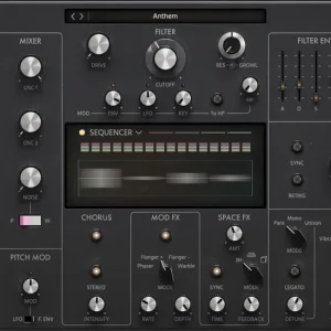 Universal Audio UA Luna Anthem Analog Synthesizer - Download Must-Have